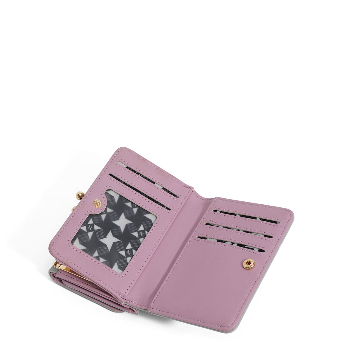Nicole Lee USA Vegan Leather Trifold Wallet.
