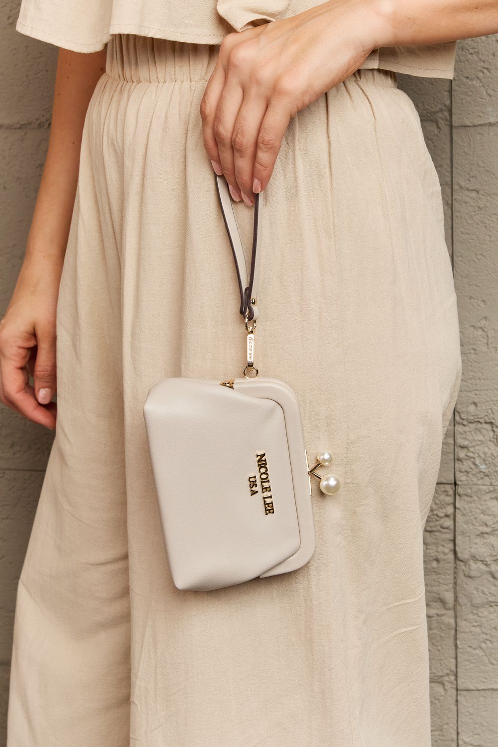 Nicole Lee USA Elise Pearl Coin Purse.