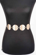 Multi Circular Metal Chain Belt