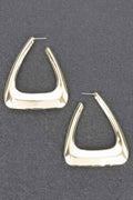 Metal Triangle Earring