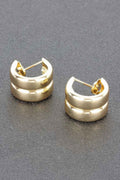 Metal Two Hoop Earring