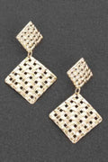 Metal Diamond Earring
