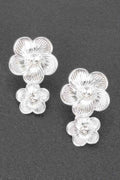 Metal Flower Earring