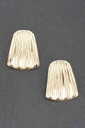 Metal Thimble Earring
